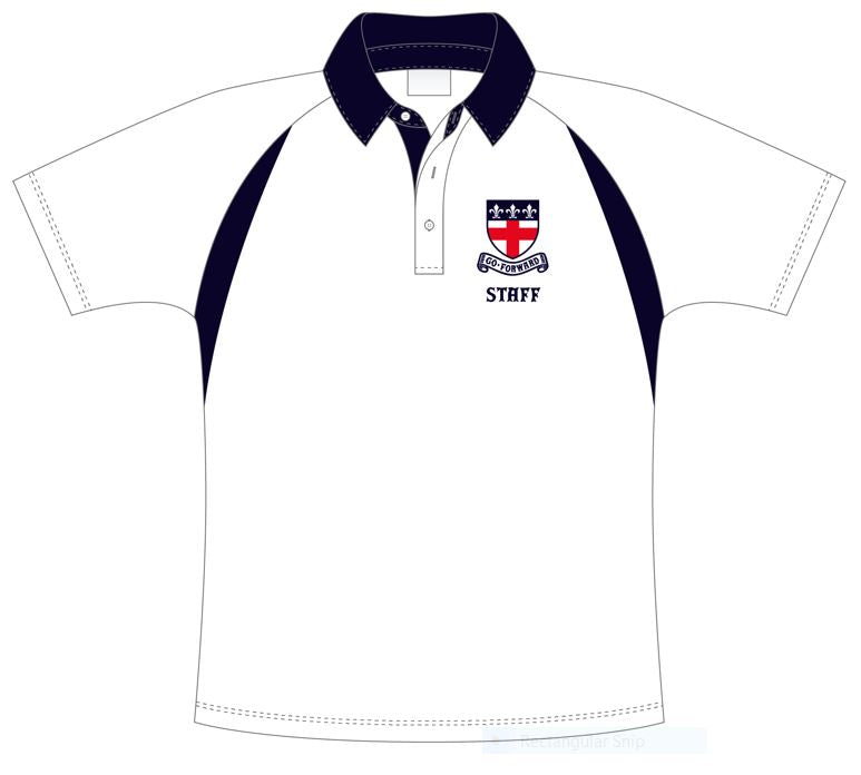 Staff Polo - White