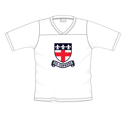 Warm-Up Top White Short Sleeve