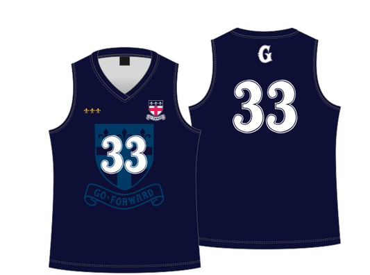 1st Volleyball Singlet - Navy