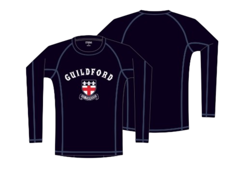 Warm up Top - Navy Long sleeve