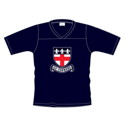 Warm-Up Top Navy Short Sleeve - female fit