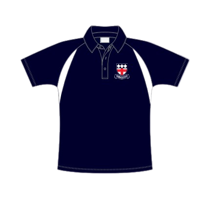 Polo, Navy (Prep PE and Senior - Badminton, Equestrian or Golf only)